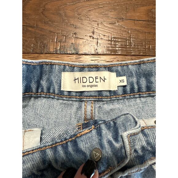 Hidden Cutoff Denim Shorts - Picture 3 of 4